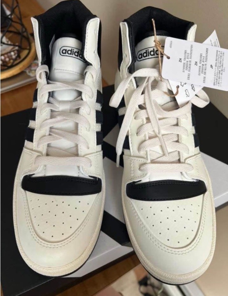 adidas Break Start Mid W Women’s Mid Top Leather Sneaker White/Black IH7880
