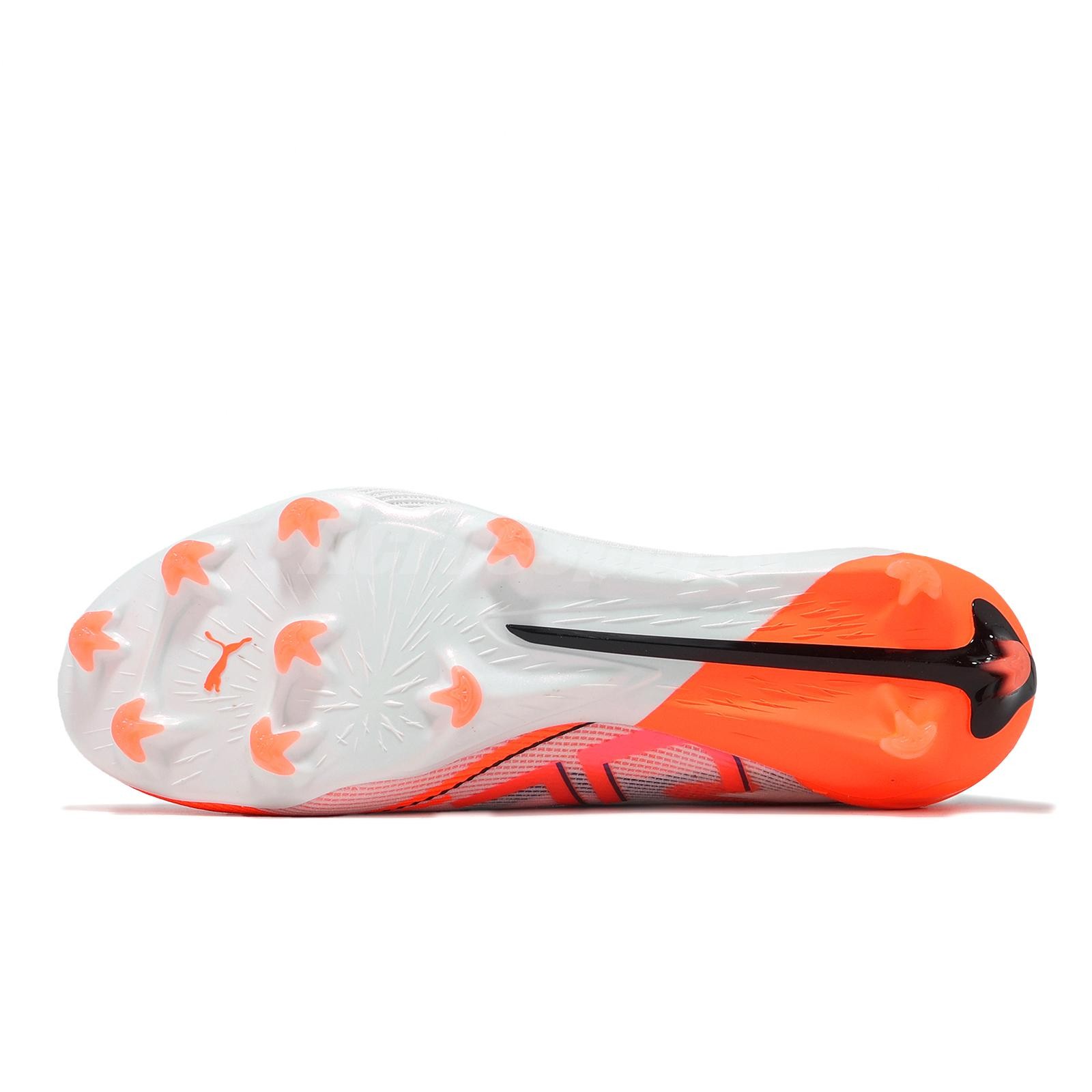 Puma Ultra 5 Ultimate FG White Black Red Men Firm Ground Soccer Shoes 108159-01