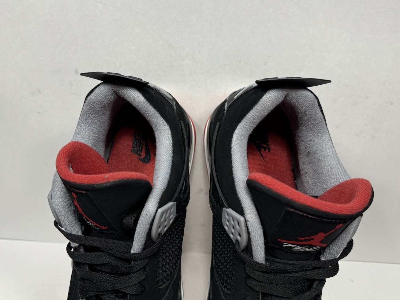Air Jordan 4 Retro OG Bred 2019 Men’s Size 15 Black Red Gray White 308497-060
