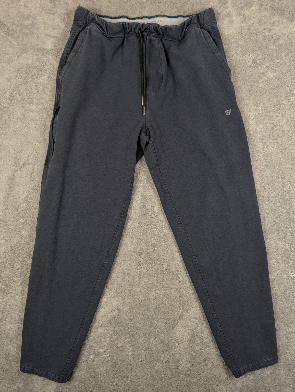 Mack Weldon Ace Jogger Mens Large Blue For Daily Wear Sweatpants Casual Comfort