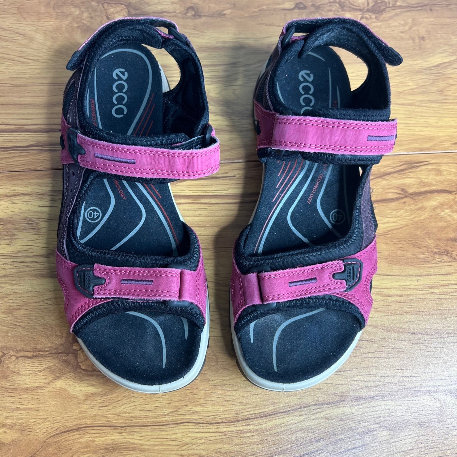 ECCO Offroad Yucatan Sandals Womens Size 40 Hiking Sport Outdoor Strappy Walking