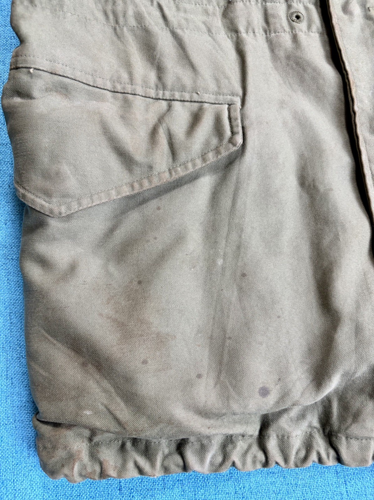 Vintage 1958 US Army M-51 Field Jacket Short Medium M1951 Korean War OG-107