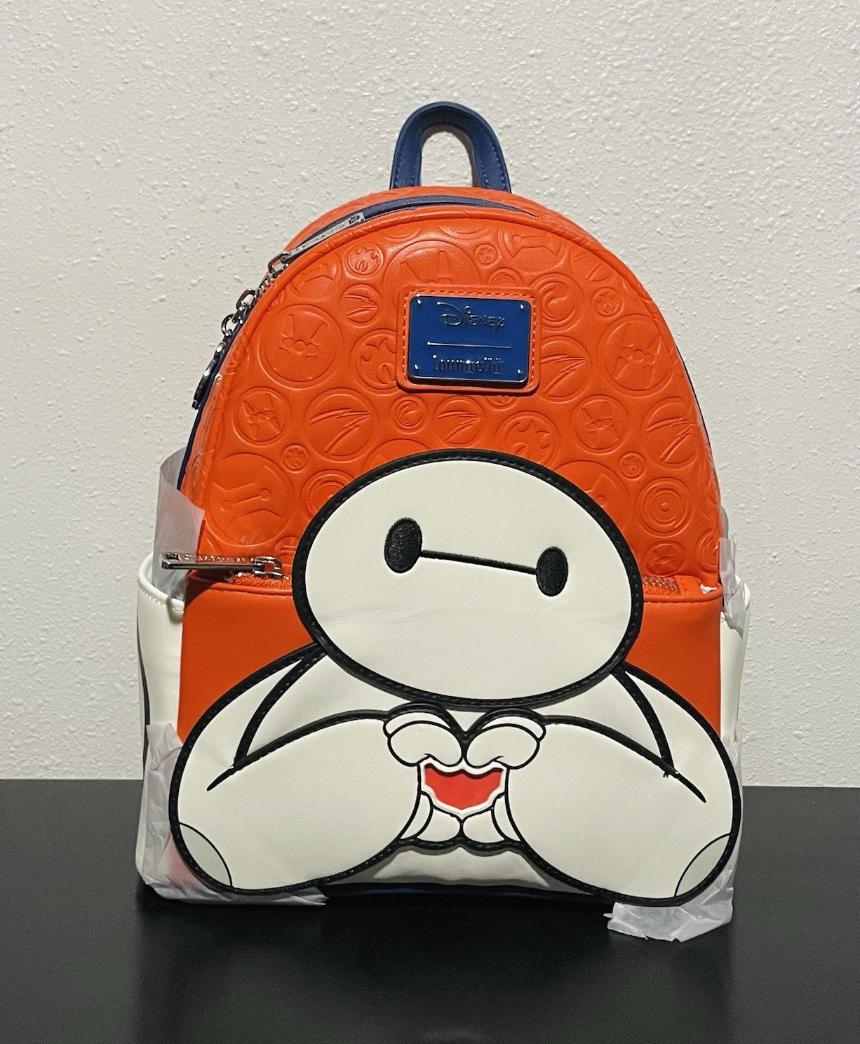 Loungefly Disney Big Hero 6 Baymax Lenticular Heart Hands Mini Backpack