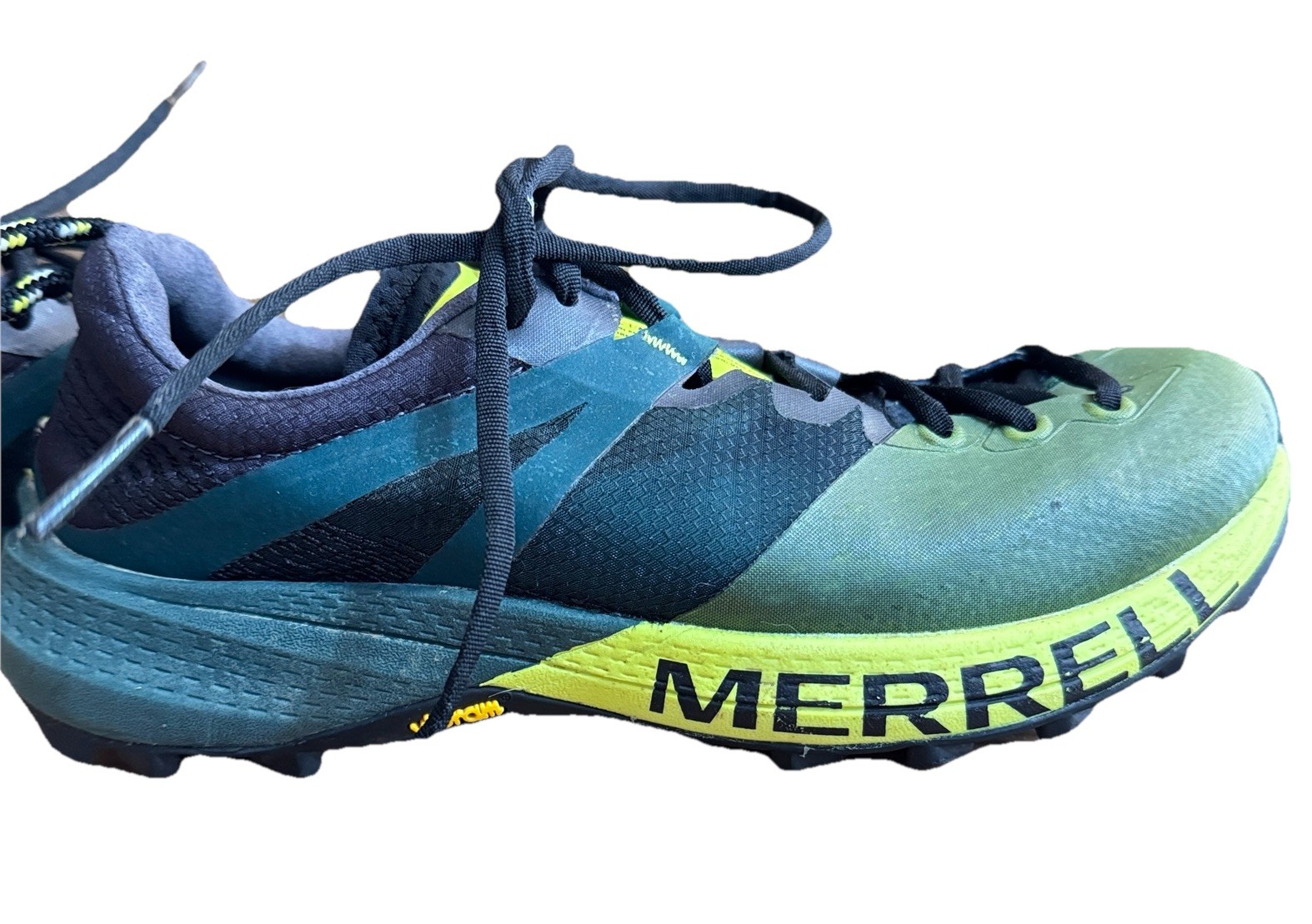 Merrell Womens Size 6 MTL MQM Hi Viz Jade Hiking Sneakers Shoes