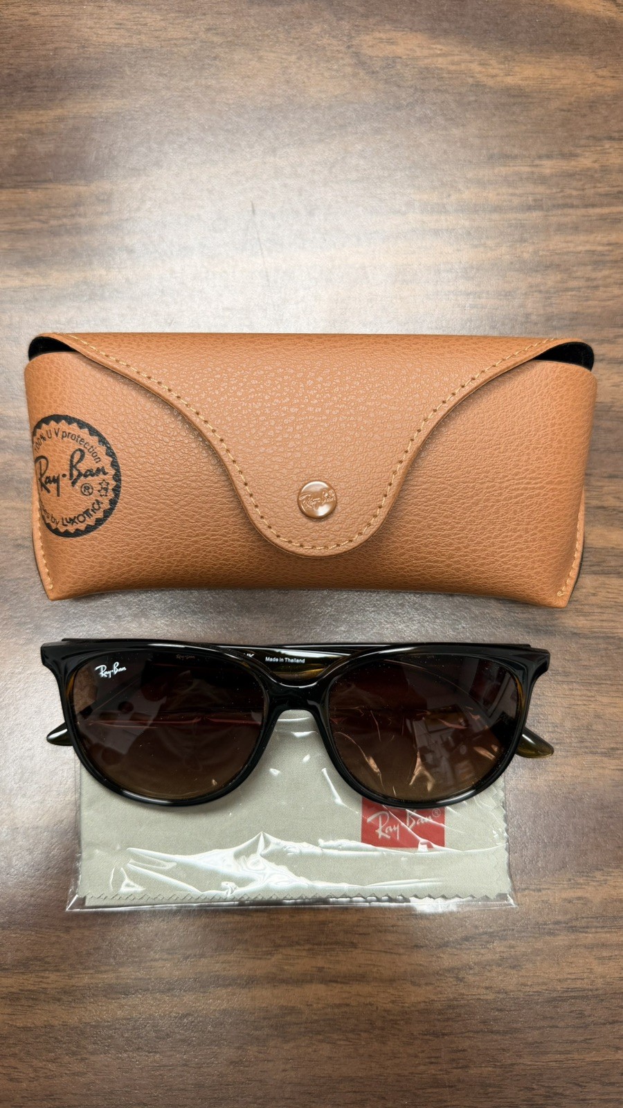 Ray-Ban RB4378 Polished Havana / Gradient Brown – RB4378 710/13 54-16-145