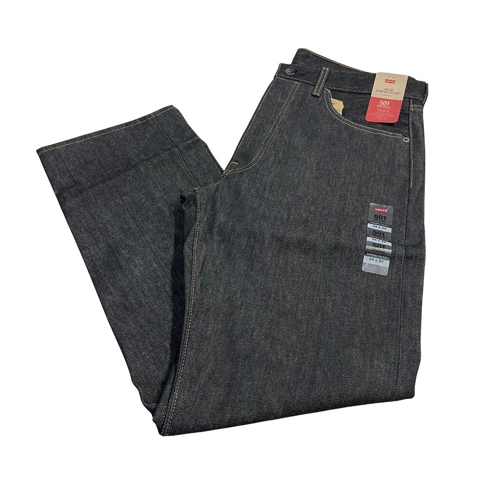 Levi’s Men’s 501 Original Shrink To Fit Regular Fit Straight Leg Button Fly Jean