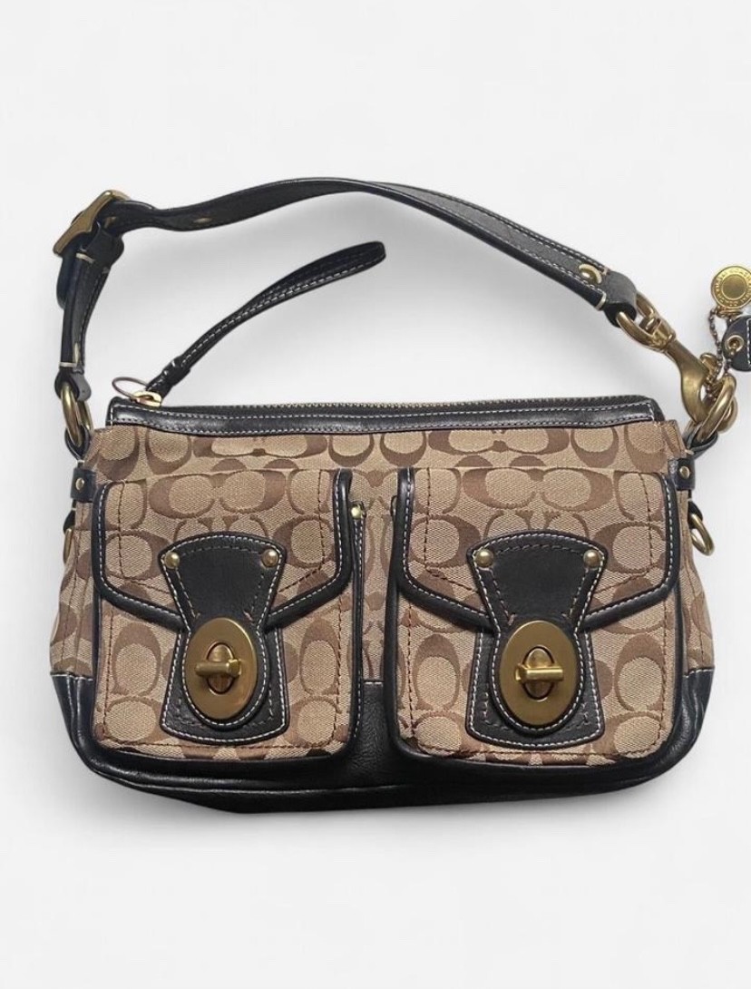 Coach Legacy 65th anniversary turn lock shoulder bag