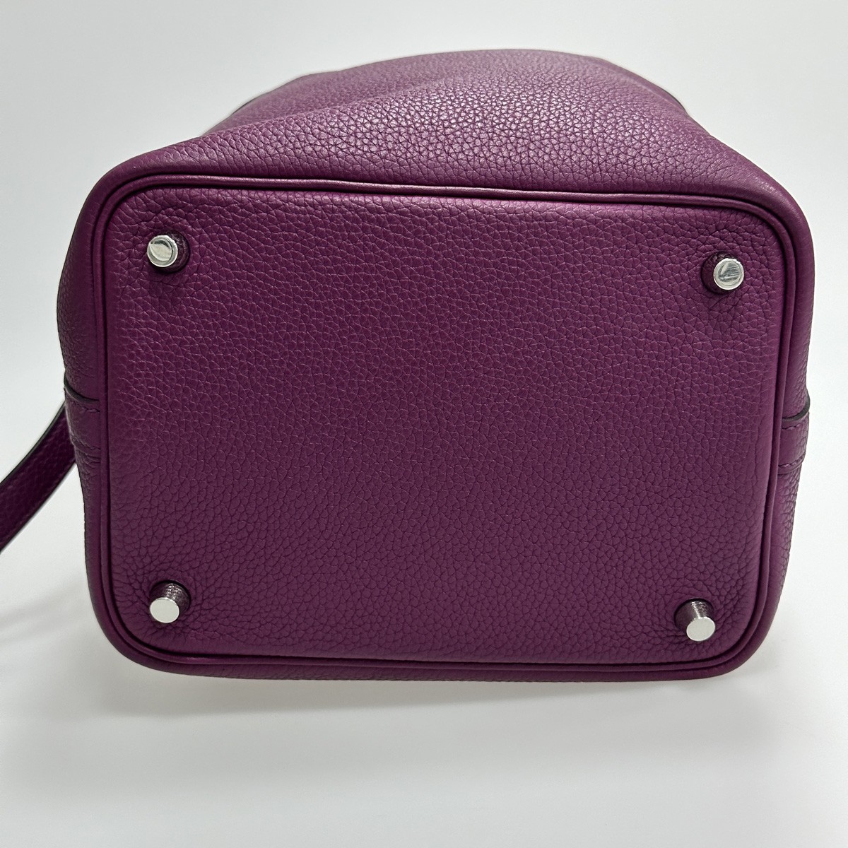 Hermes Picotin Lock 18 Anemone Purple Taurillon Clemence Palladium Hardware