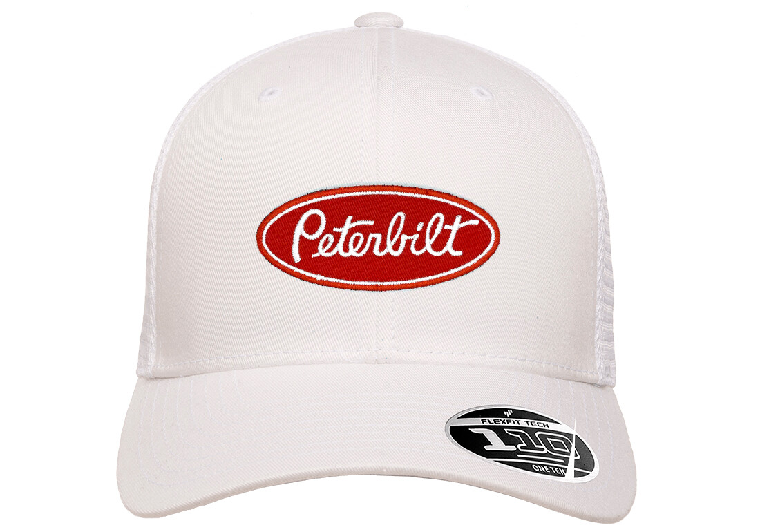 PETERBILT TRUCK Embroider TRUCKER SNAPBACK FLEXFIT 110M HAT *SHIPS IN A BOX ***