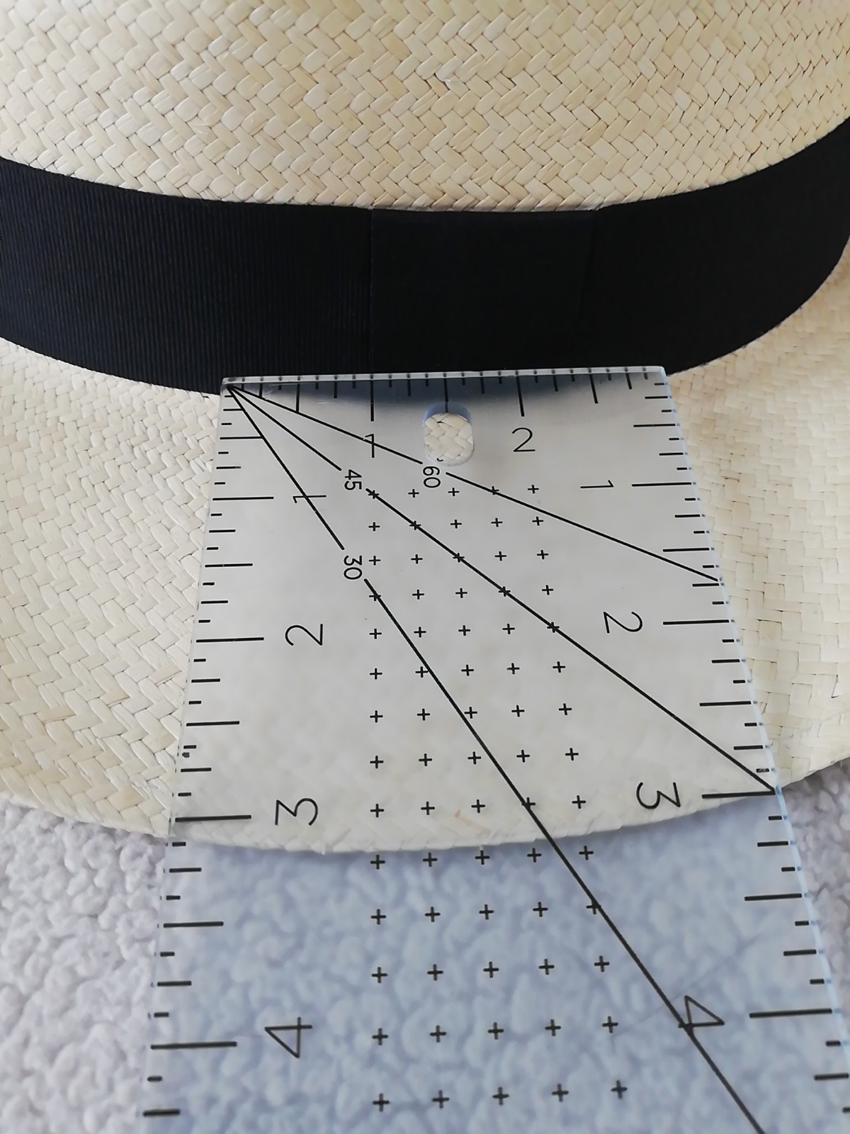 GENUINE ECUADOR HAT “PANAMA HAT” 3 Inch Brim TOQUILLA STRAW 60Cm CLASSIC BEIGE