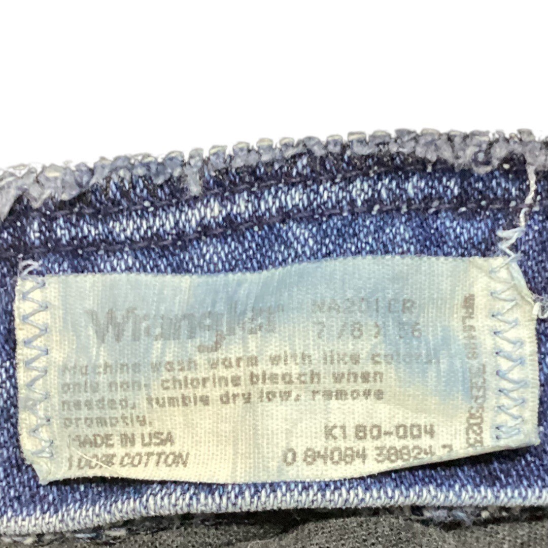 Vintage Wrangler Silverlake High-Waisted No Back Pocket Blue Jean Denim Size 8