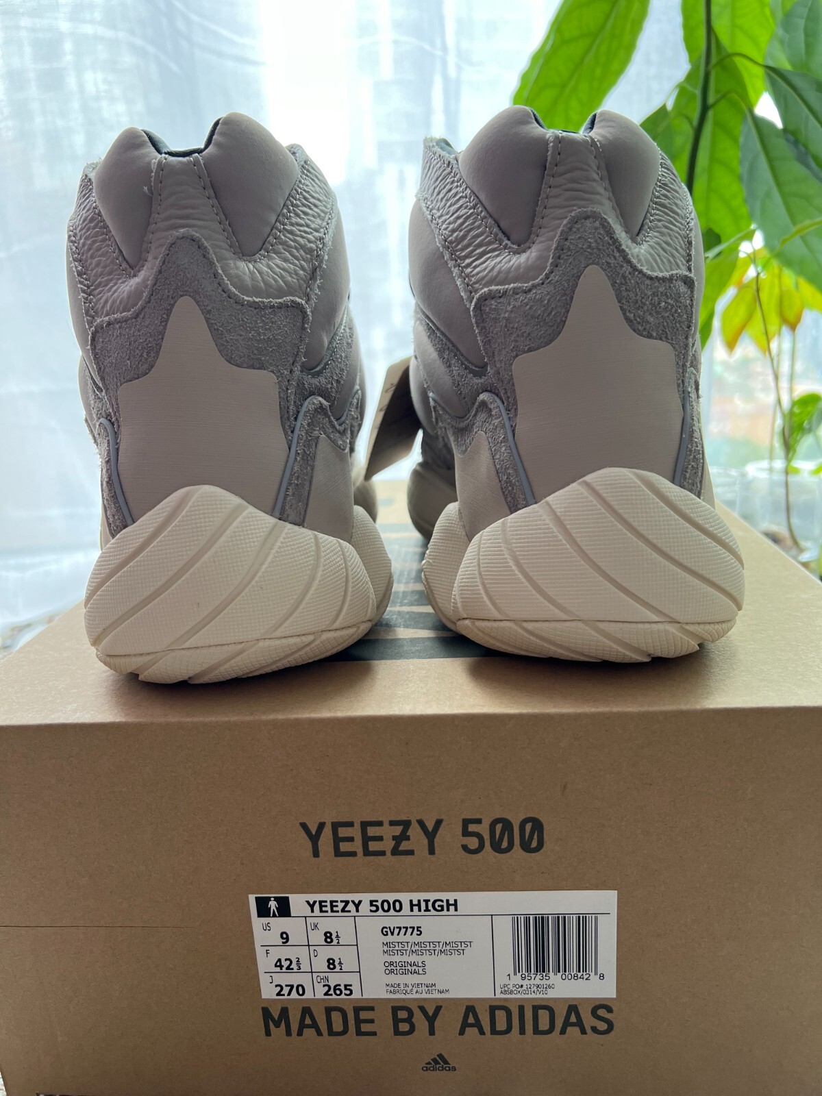 adidas Yeezy 500 High Mist Stone US 9