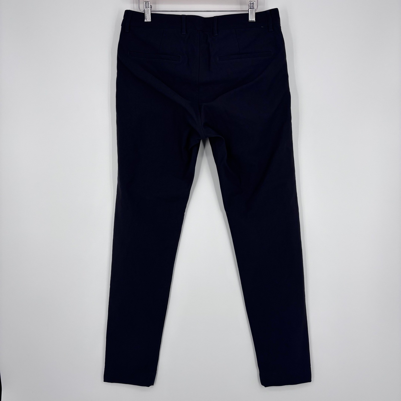 Outlier NYC Strongtwill Dungaree Pants Men 30×29 Navy Blue 2 Way Stretch + DWR