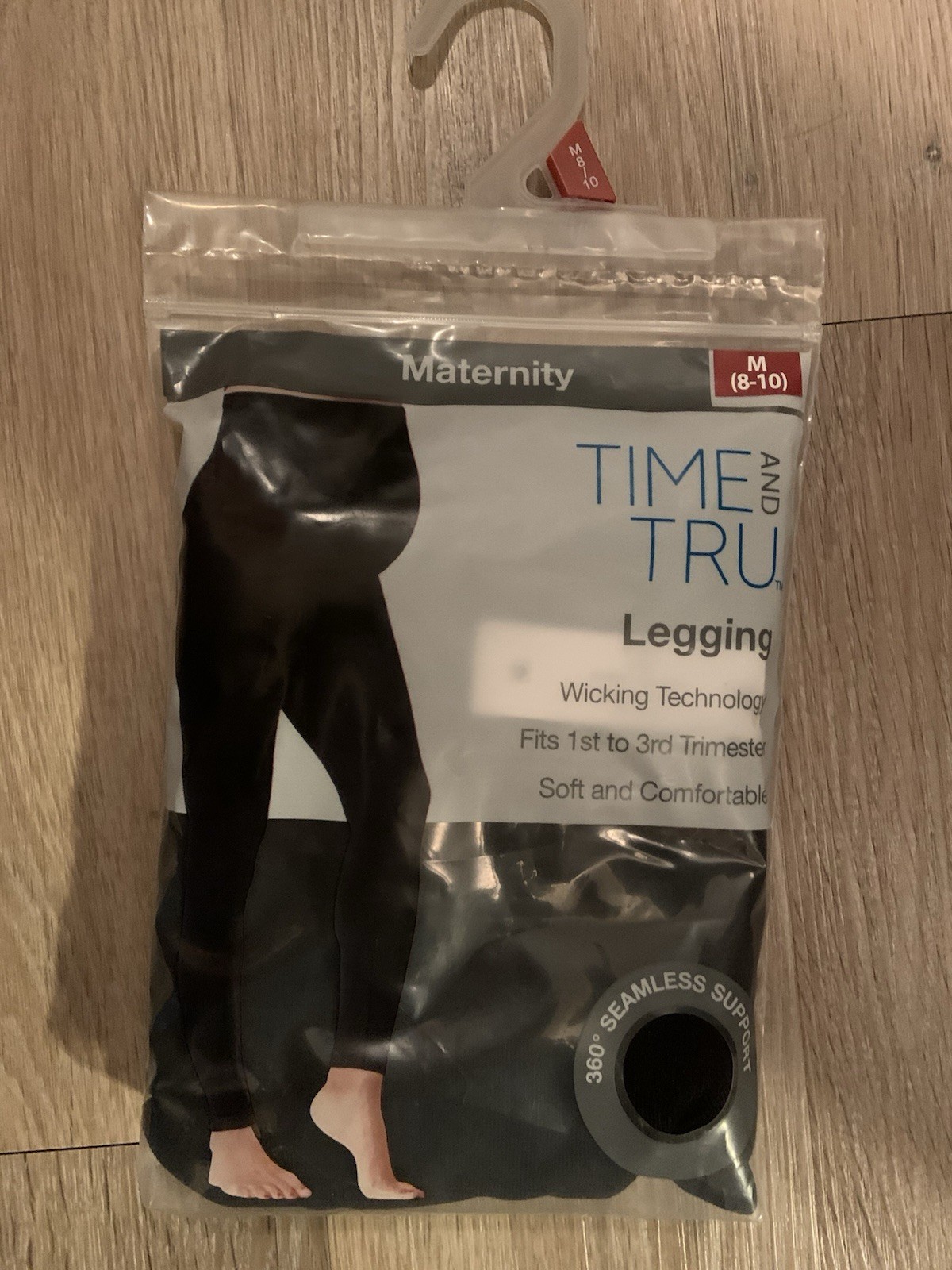 Time And Tru Black Maternity Size Medium 8-10 Soft & Comfortable Legging