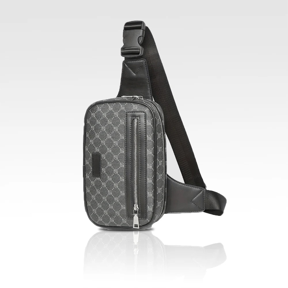 Fashion Luxury Chest Bag Men Retro Printing Waist Bag Men Shoulder Bag Male