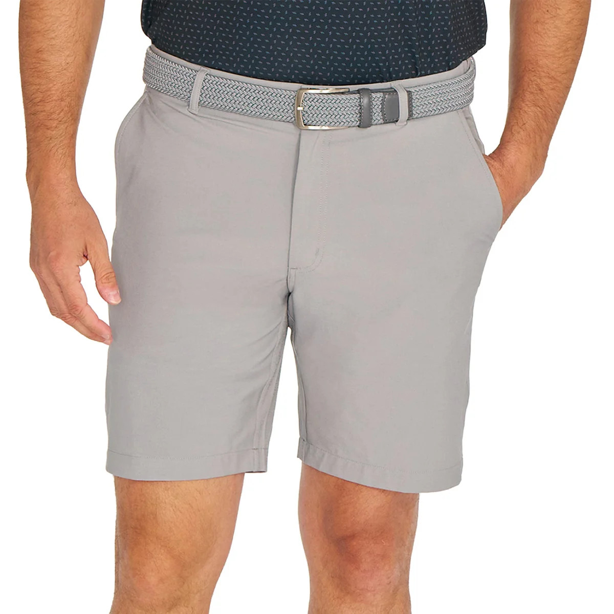 Greg Norman Men’s Golf Shorts Performance Stretch Zip Pocket New Sizes 30-42
