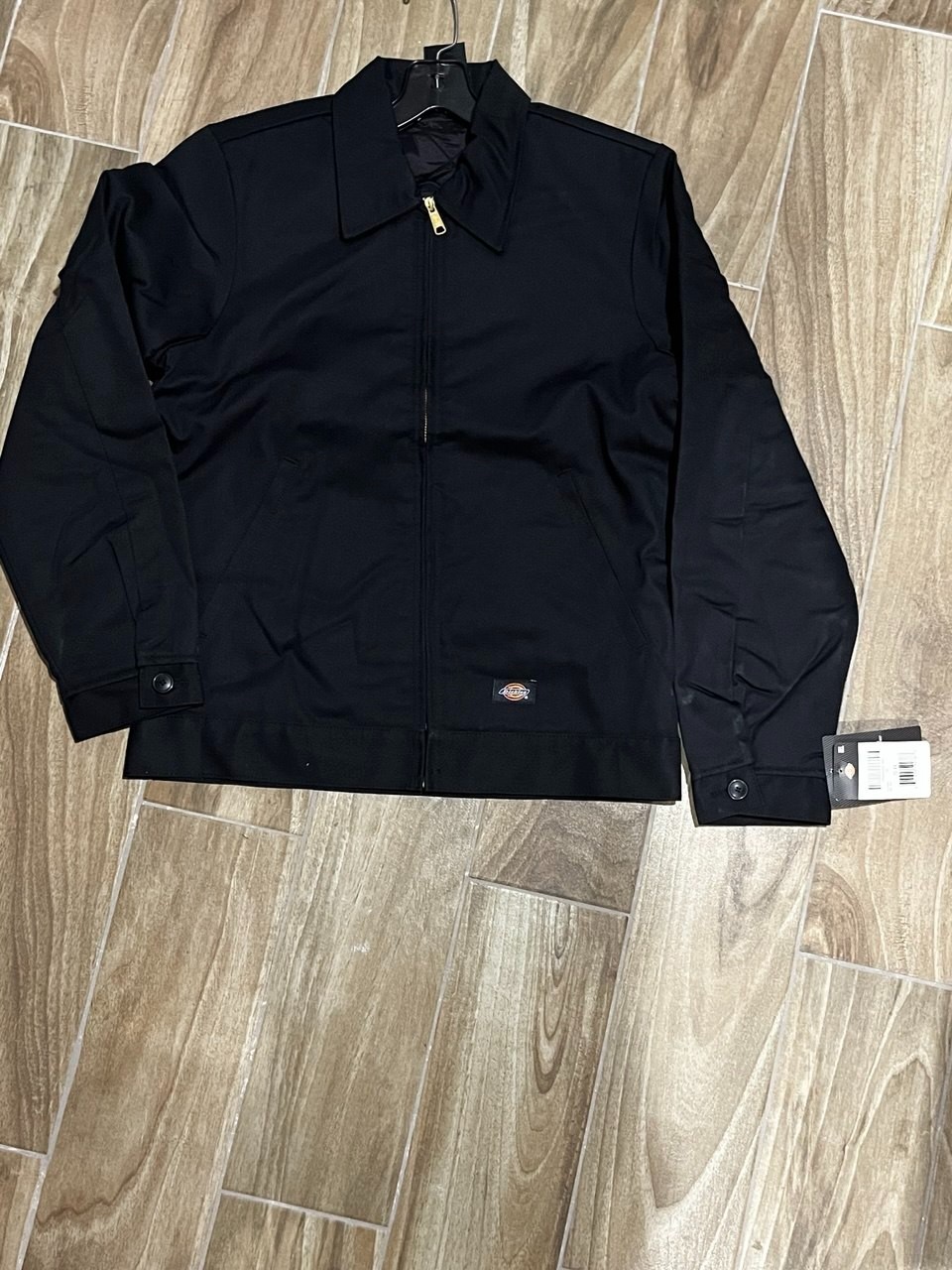 Insulated Eisenhower Front Zip Jacket – Black, Size S