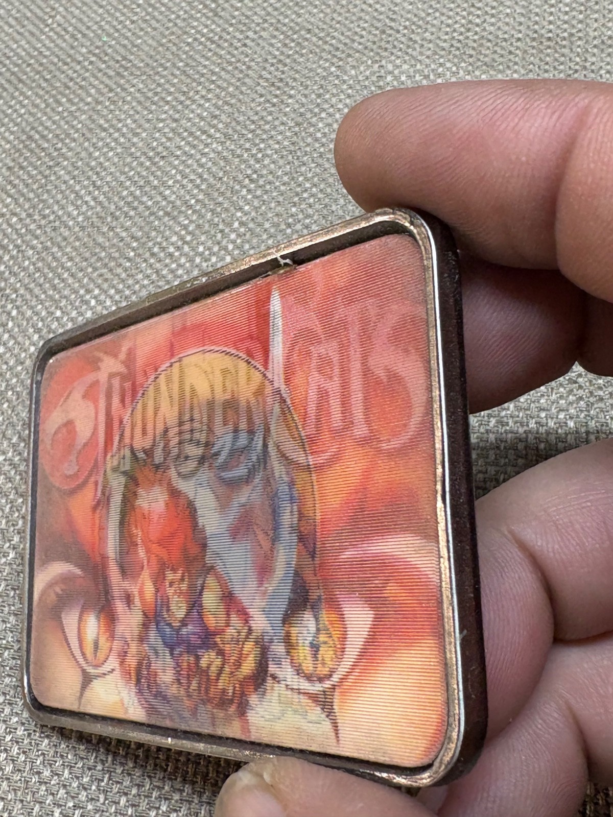 Thundercats Metal Belt Buckle Changes Image As Shown Vintage 3 1/4″