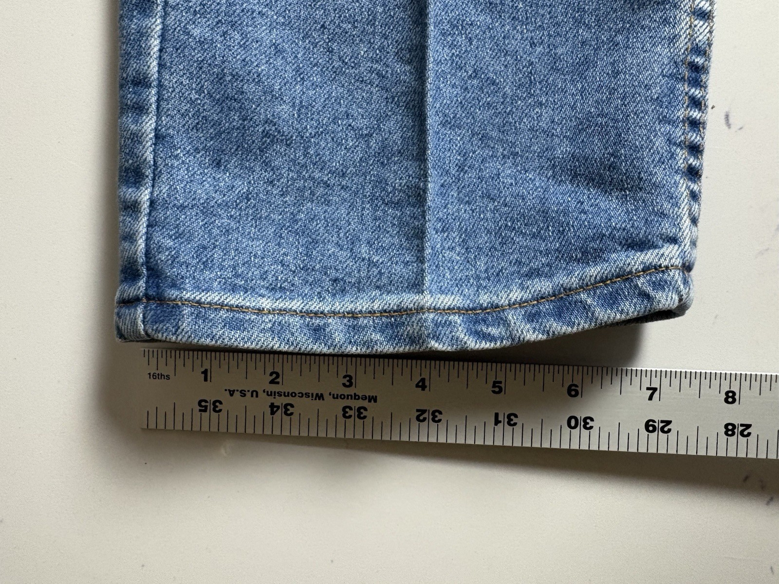 Levi’s 540 Brown Tab Vintage Blue Jeans Men’s Denim Flex Size 36 X 30