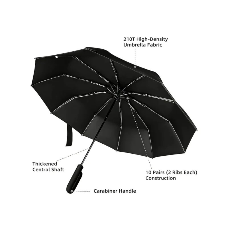 Strong Windproof Automatic Umbrella Sunshade Windproof Folding Umbrella