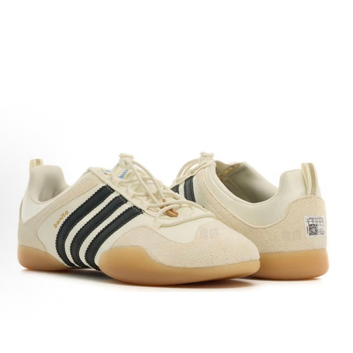 adidas Bad Bunny x Ballerina ‘Off White Black Gum’ JQ9229 Size