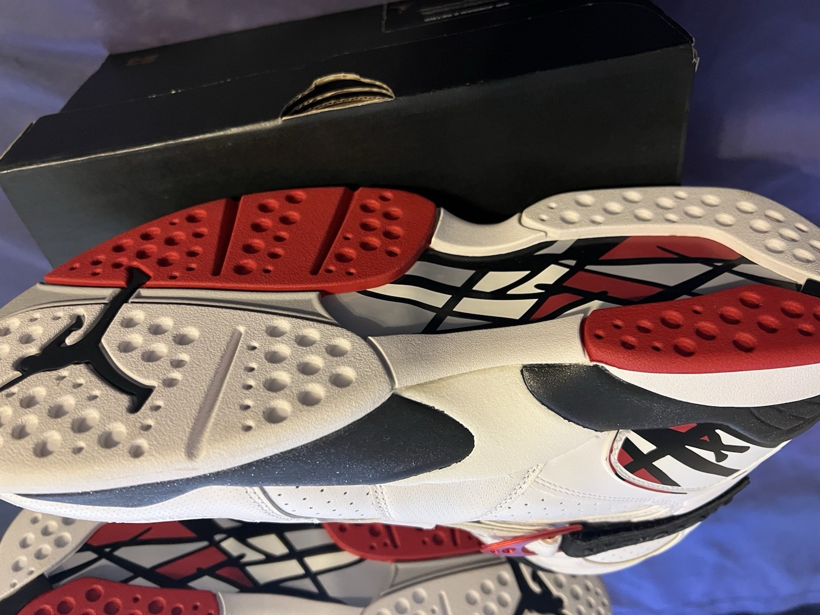 Air Jordan 8 Retro “Alternate” White/Red/Black/Gray Men’s 11 *FreshOutTheBox!*