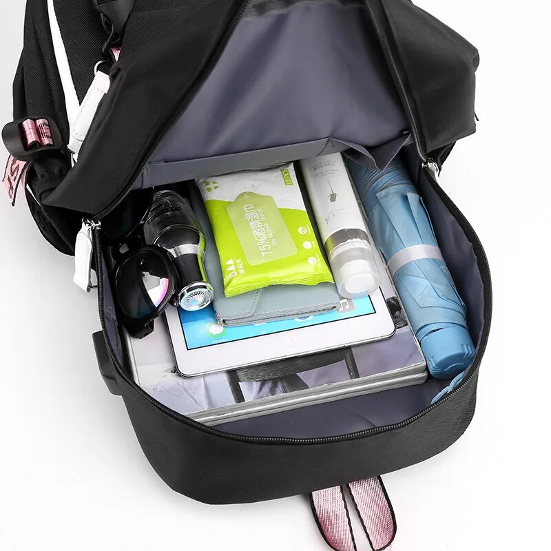 Kerokero/Keroppi/frog Backpack Rucksack School Bags USB Charging Backpack