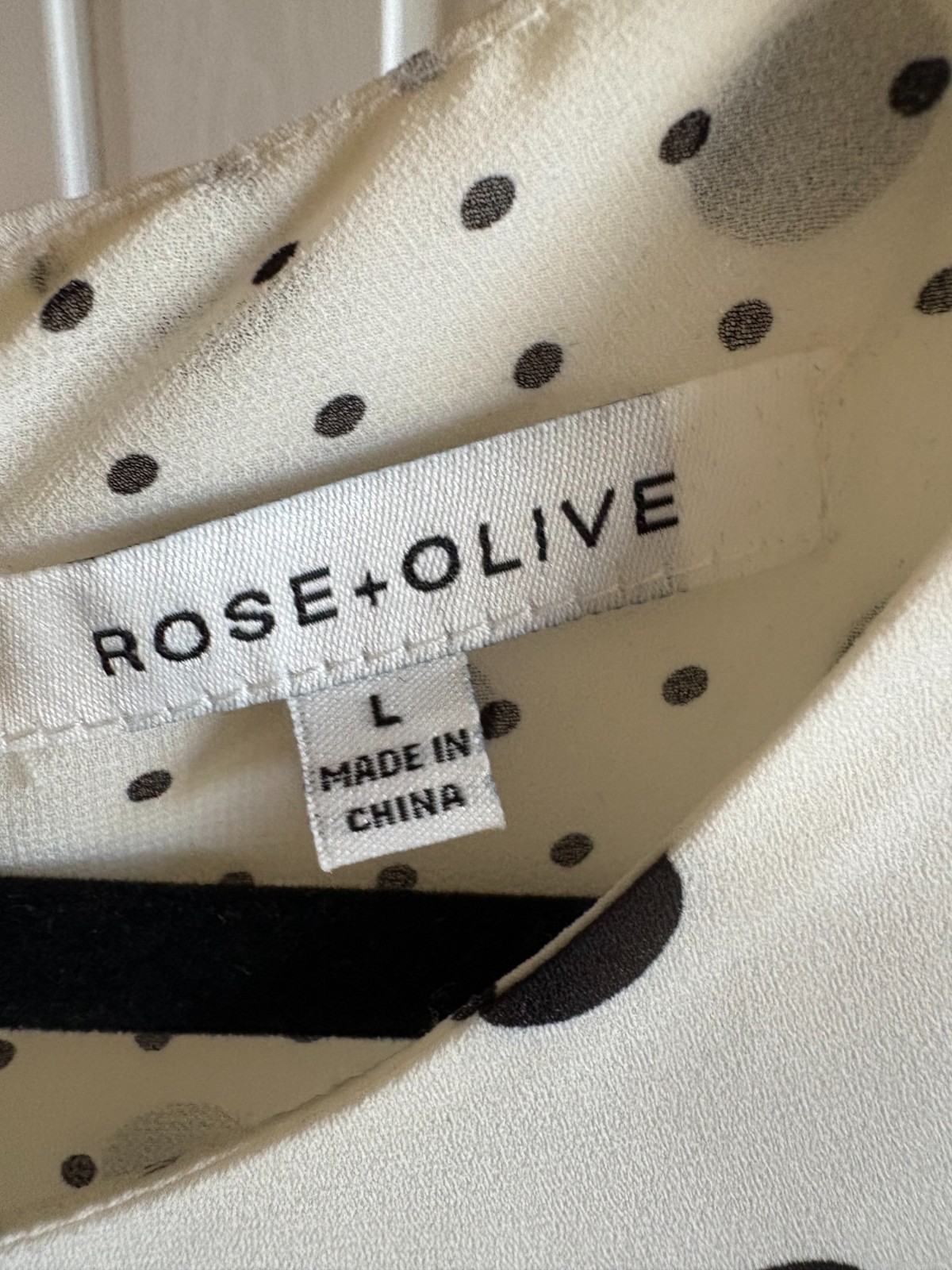 rose olive top large