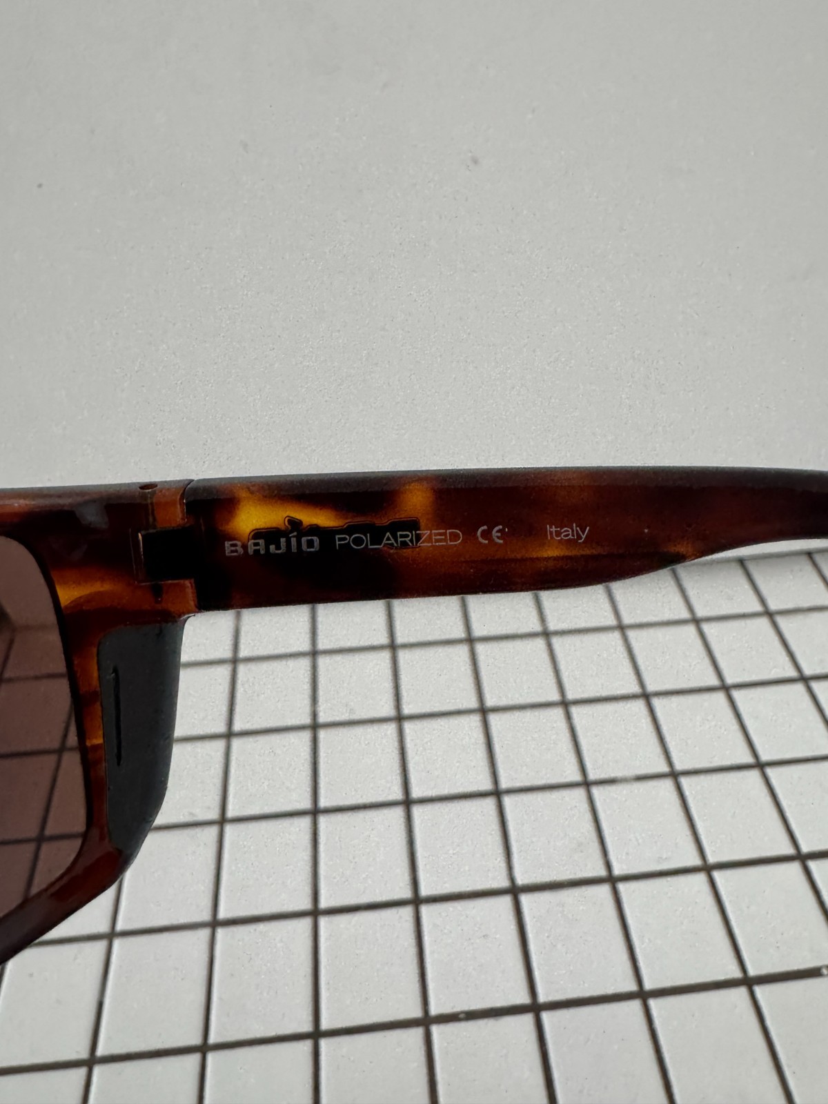 Bajio Sunglasses Bales Brown tortoise with Polarized Green Mirror lenses