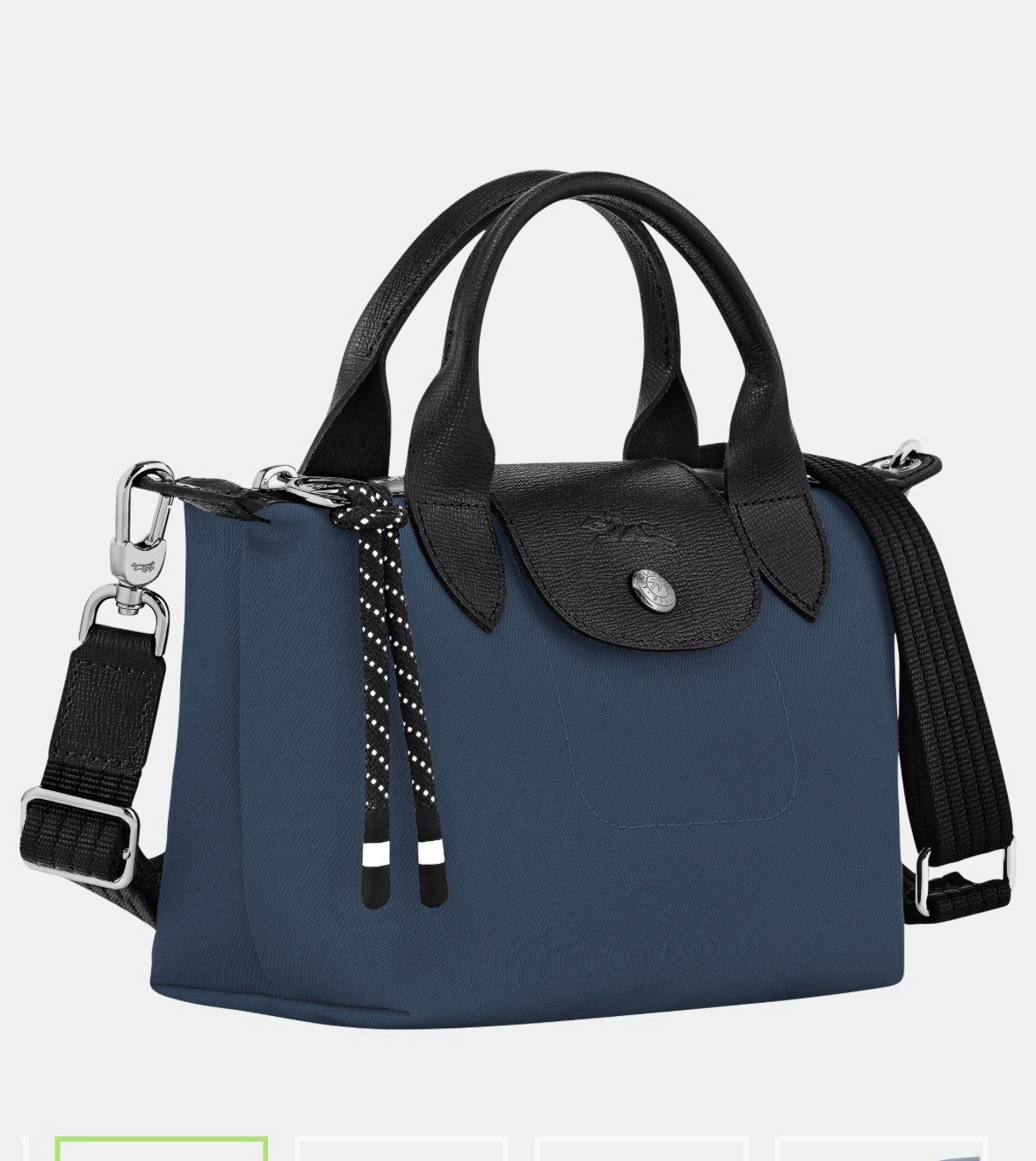 NWT Longchamp Le Pliage Energy XS Handbag | Dark Navy