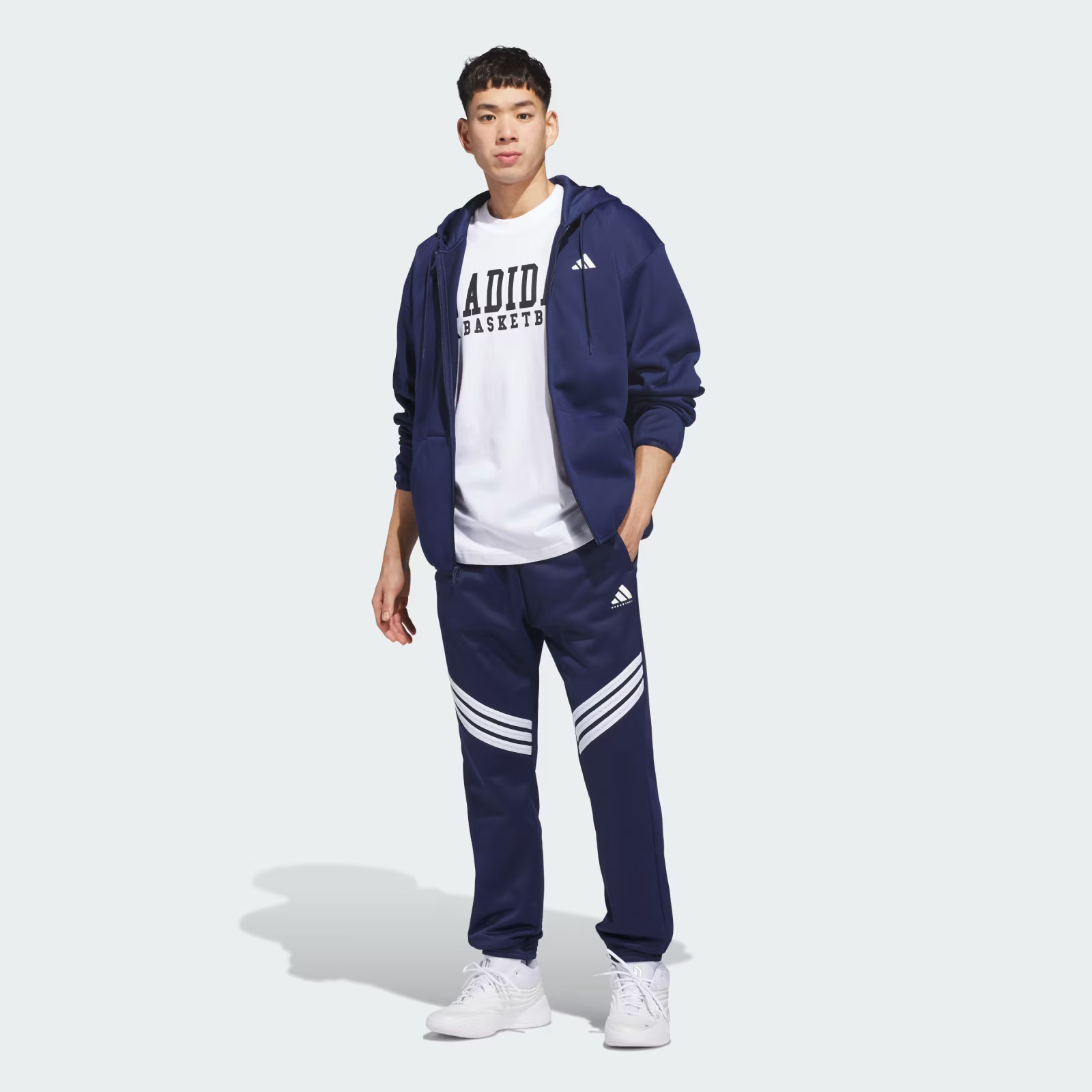 adidas ADIDAS CRAZY WARM FULLZIP HOODIE Blue