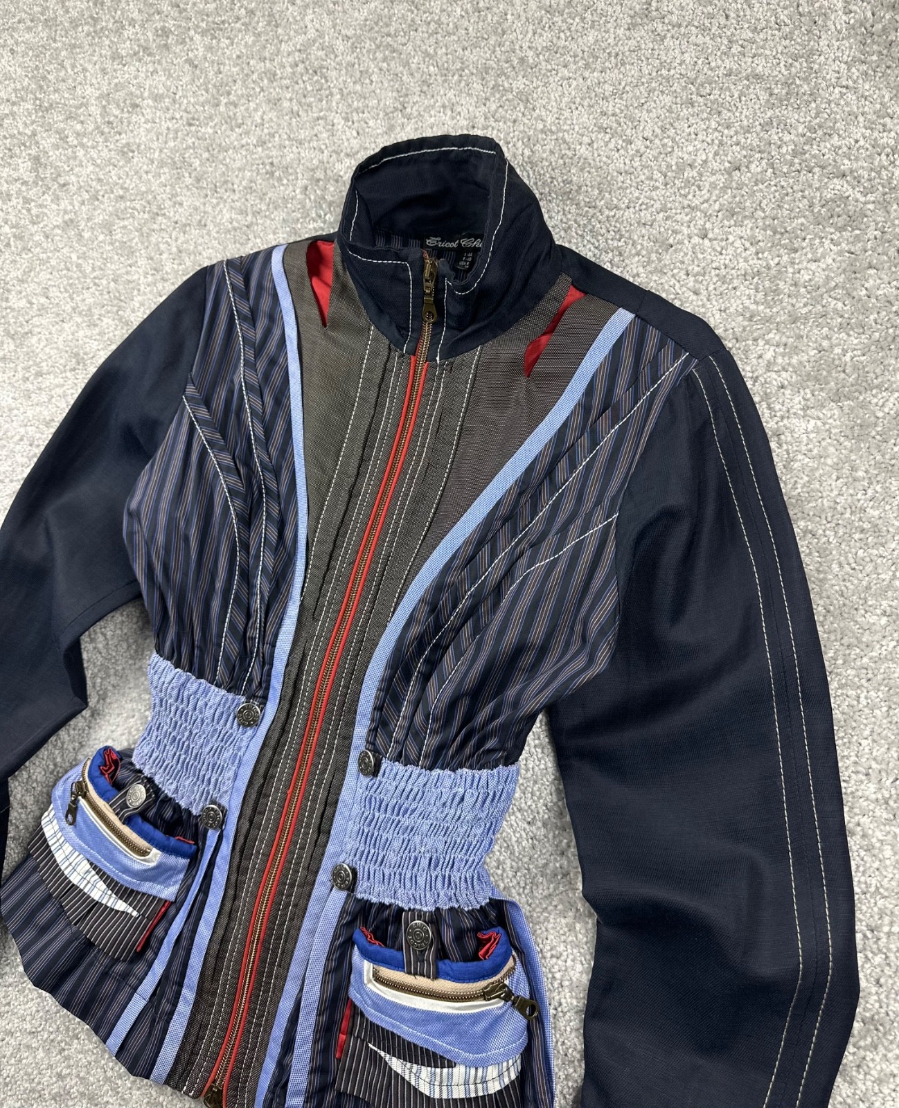 Tricot Chic Women’s Avant Garde Y2K 90s Jacket Size M