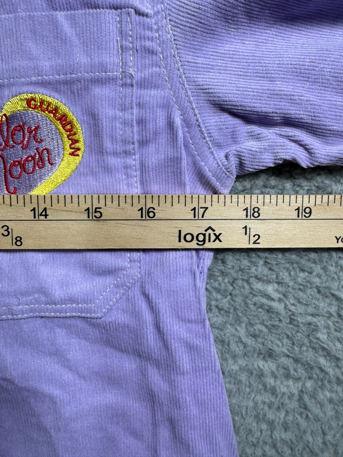 Hot Topic Exclusive Sailor Moon Lilac Purple Corduroy Overshirt Womens S NEW