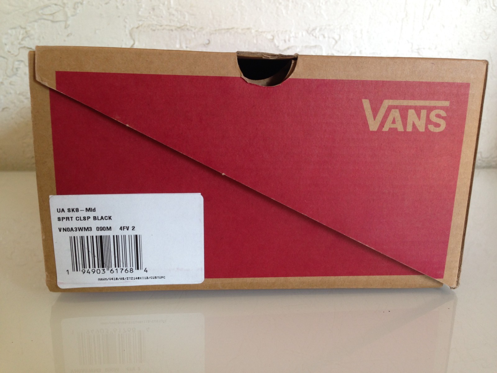 VANS Sk8 Mid Classic Sport Black – Size M 9 / W 10.5