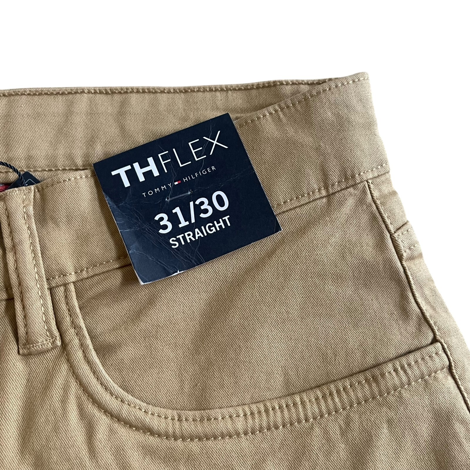 Tommy Hilfiger THFLEX Men’s Regular Fit Straight Leg Stretch Twill Chino Pants