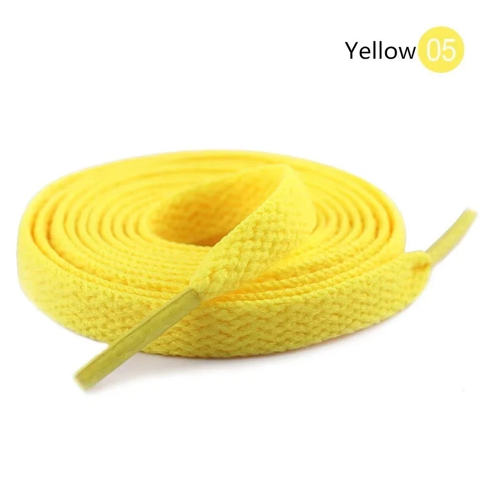 1 Pair Flat Shoelaces Replacement Shoe Laces for Sneakers Casual Sports Shoes