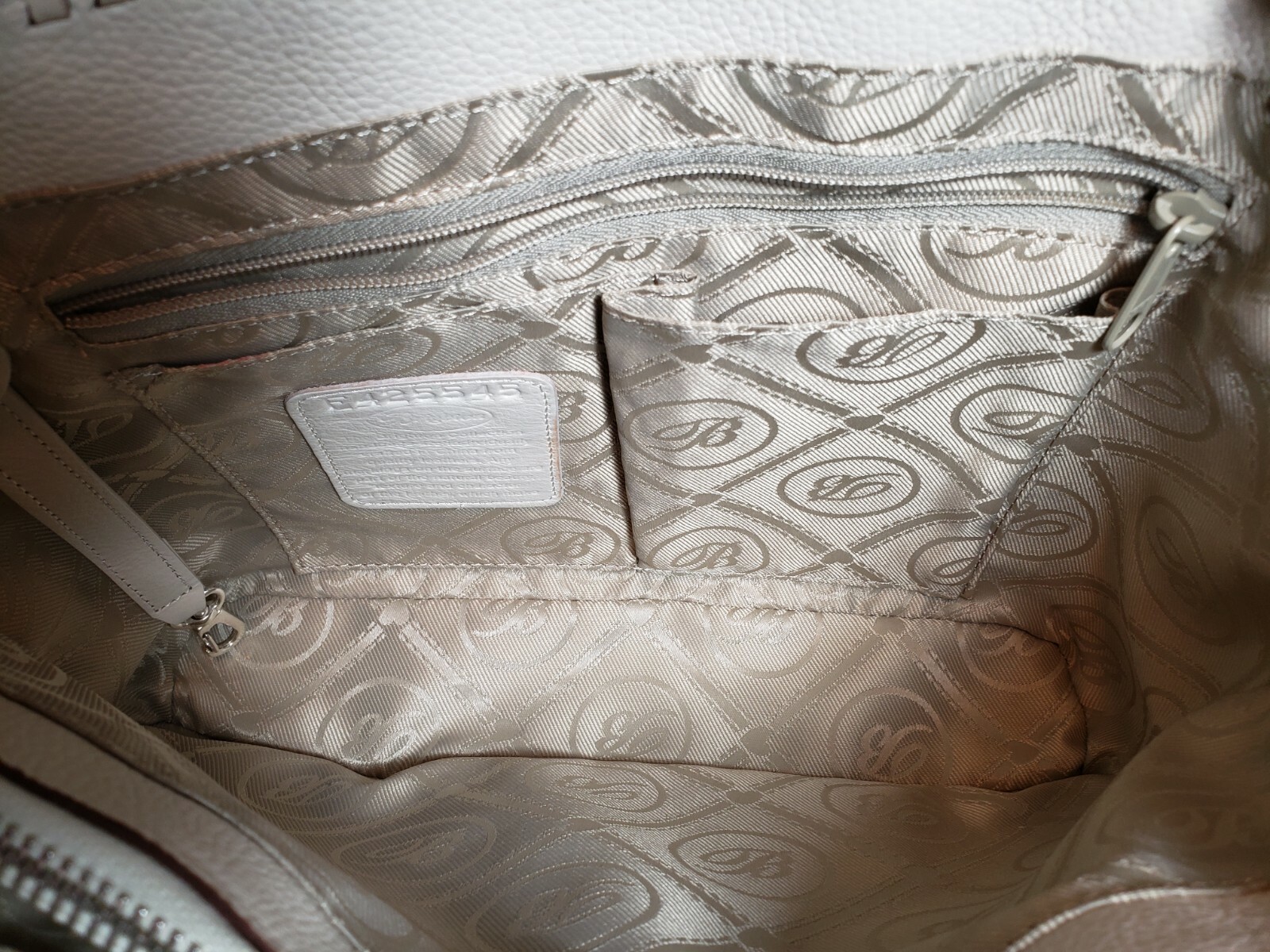 BRIGHTON FERRARA COLL. WHITE EMILIA MEDALLION TOTE SHOULDER HANDBAG NWOT $410