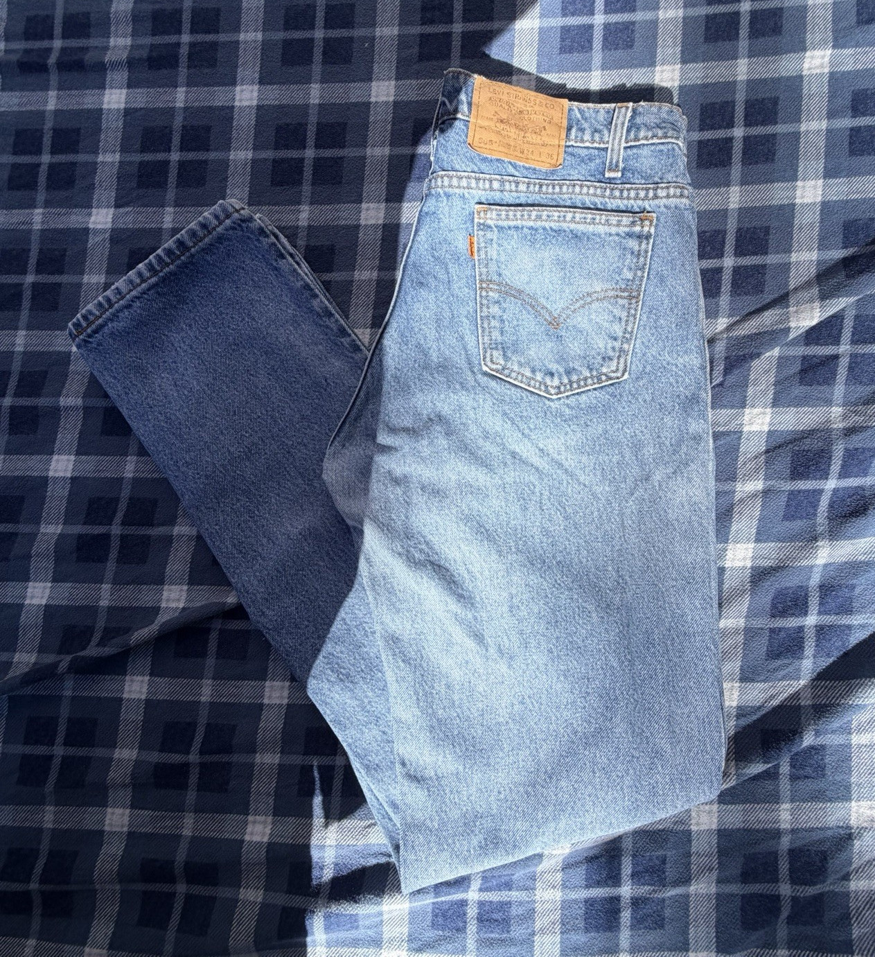 Levi’s 505 Vintage Orange Tab 34×36 80-90s USA Made? Unconfirmed But Likely