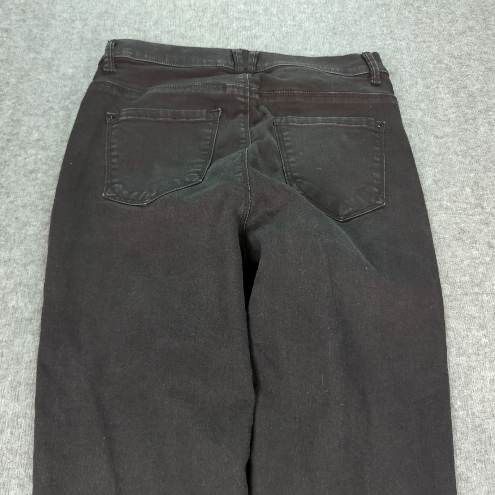 Curve Appeal Jeans Womens 30 Black High Rise Minimalist Jegging Stretch Casual