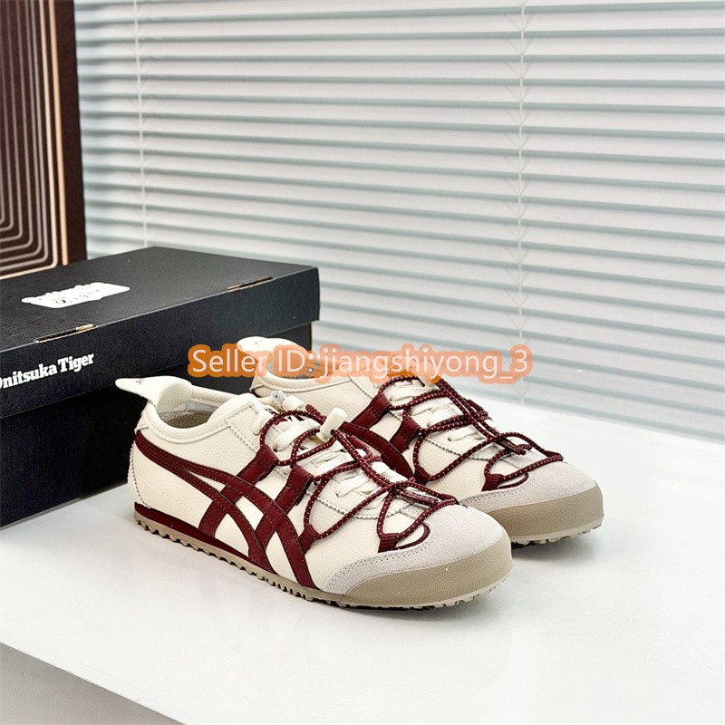 2026 Onitsuka Tiger MEXICO 66 VINY 1183C577-201 White Red