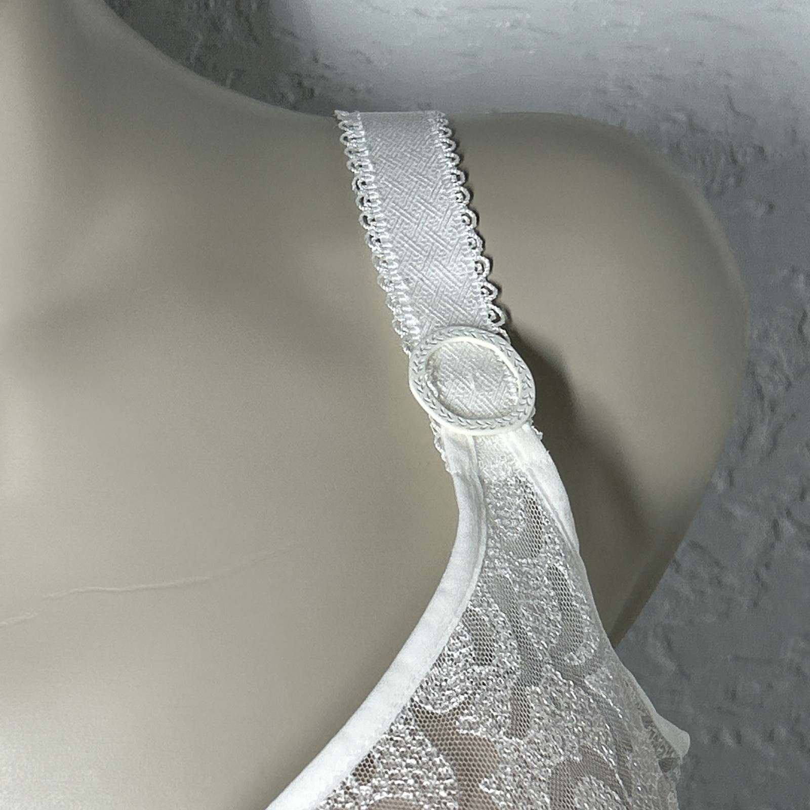 Empreinte Naturel Leia Underwire Unpadded Bra 36G White Floral Lace