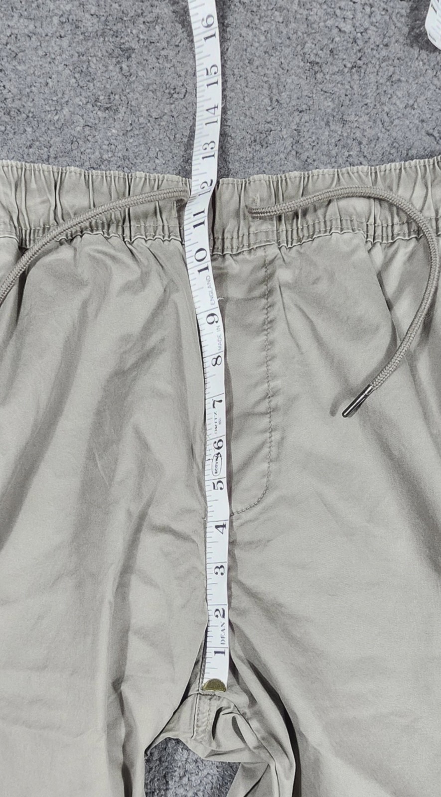 Men’s Jogger Pants Size M 32-34 Taupe “2 PACK” Twill Elastic Waist No Boundaries