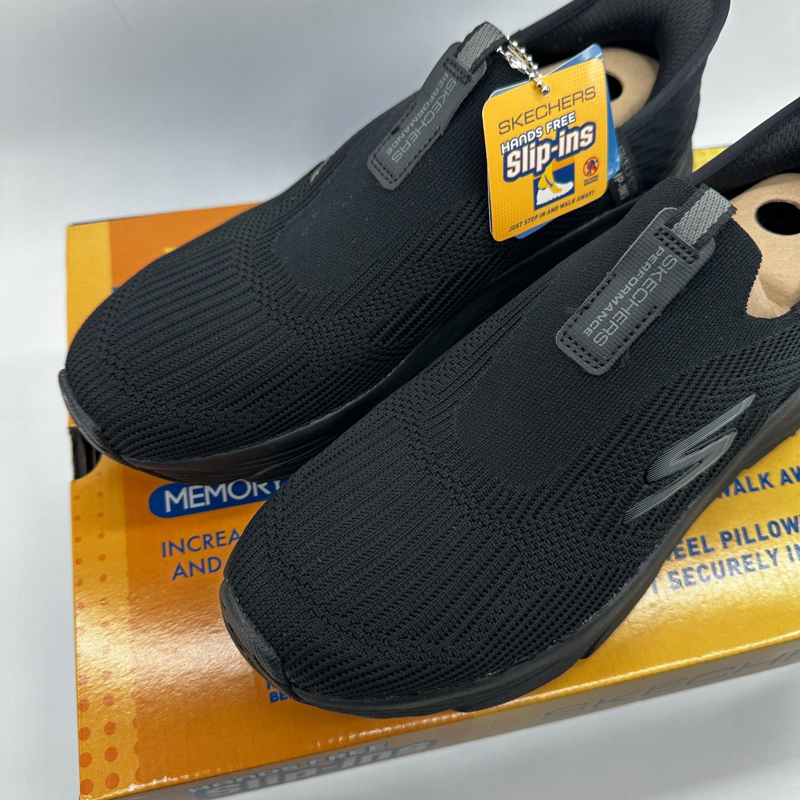 Skechers Slip-Ins Max Cushioning Advant Athletic Shoes Black Mens Size 9