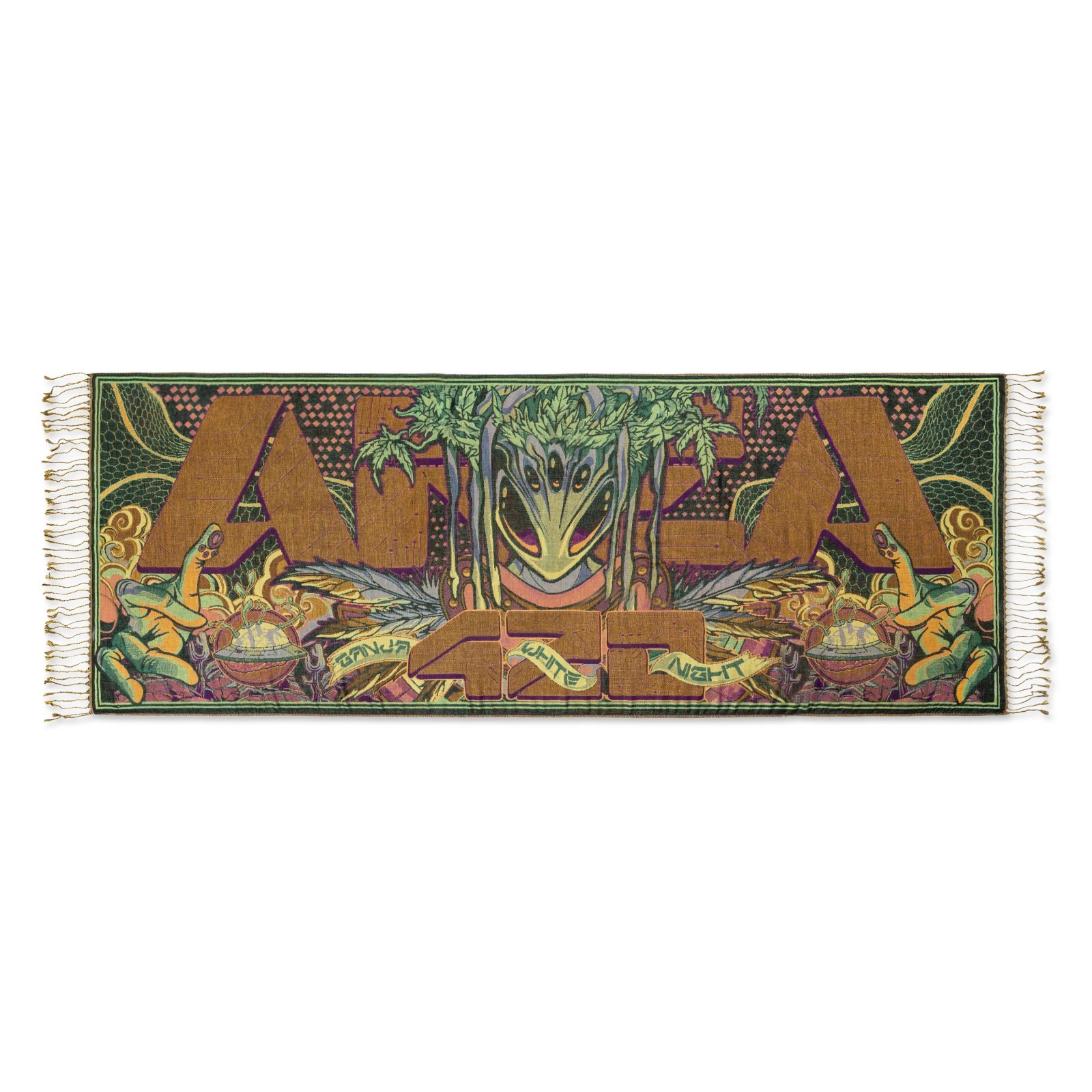Ganja White Night Area 420 Alien Pashmina