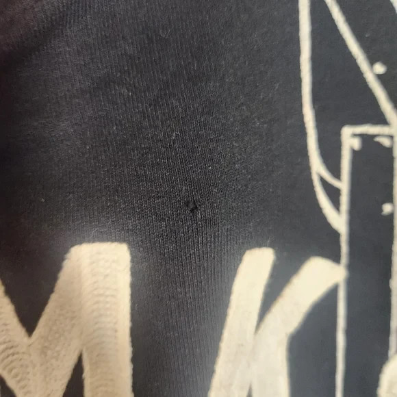 Vintage Akdmks ASAP Black White All Over Print Sweatshirt Sz L Rare Streetwear