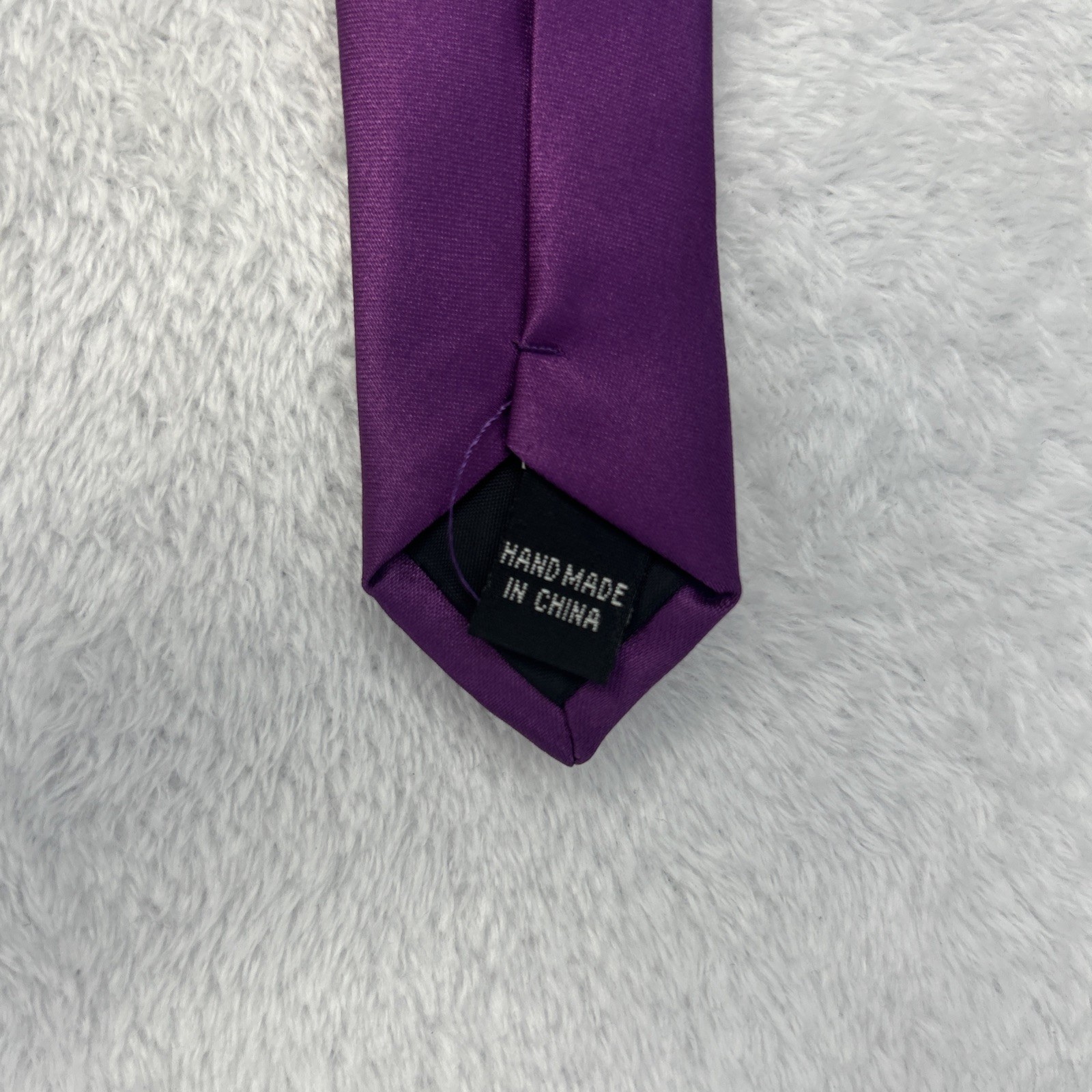 Cheri Copain Purple Men’s Necktie 3.25”x 57” All Silk Handmade