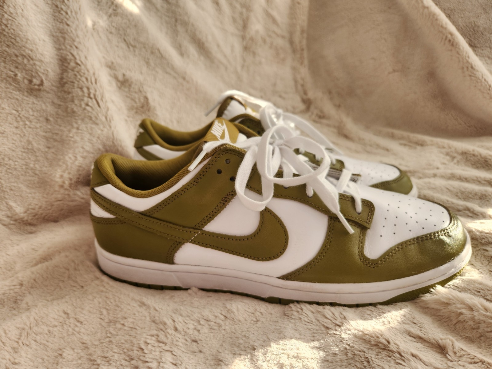Nike Dunk Low Retro White Moss Green Men’s Shoes Size 11.5 Sneakers DV0833-105