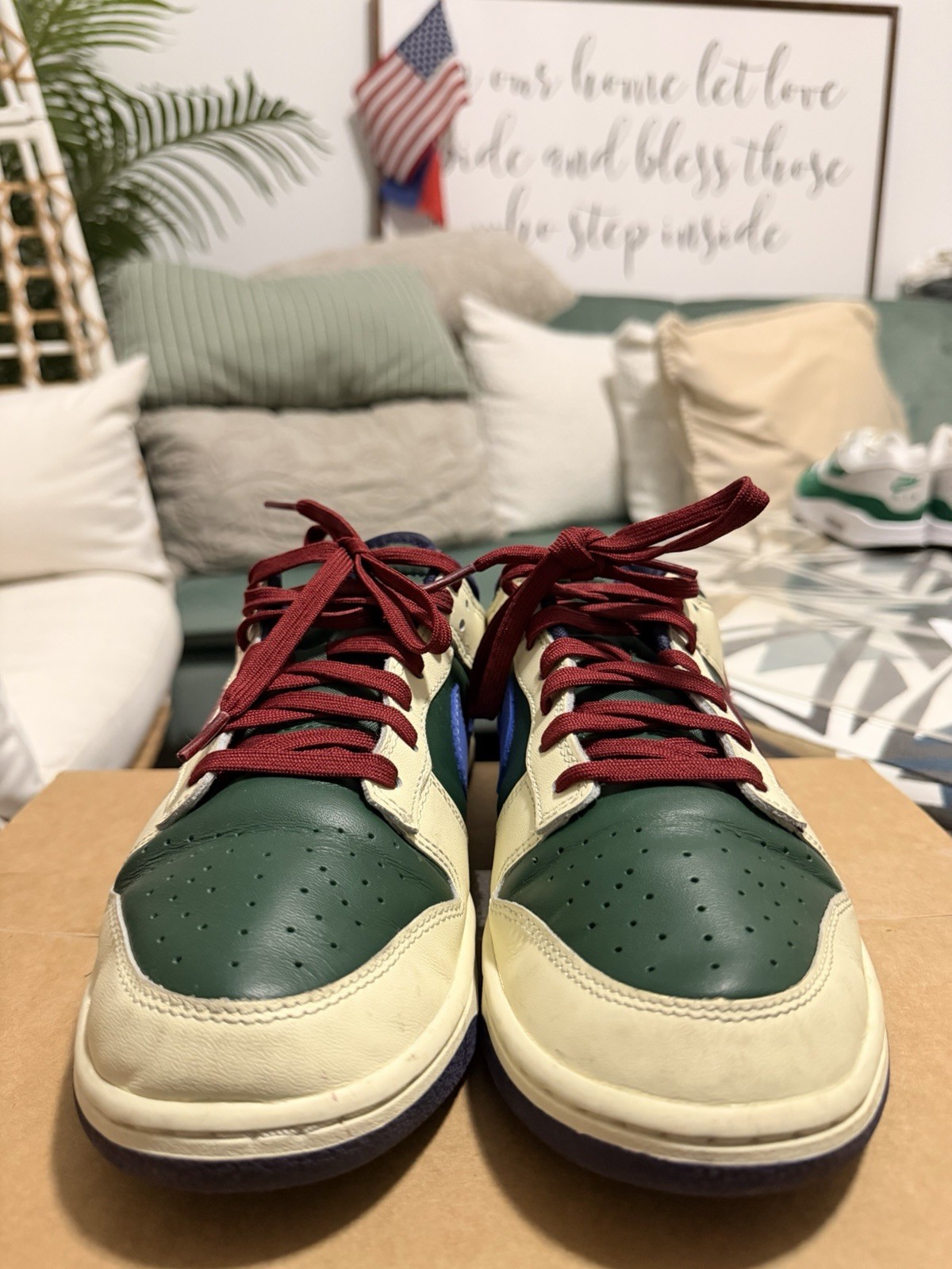 Nike dunk low from nike to you. Size 8M. No box.