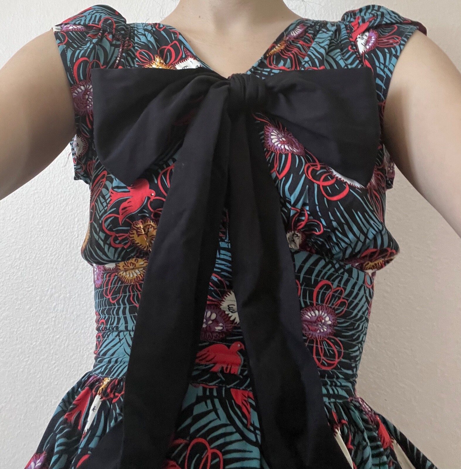 ED2026 Trashy Diva Bianca Petal Long Dress Curious Corsage Size 0