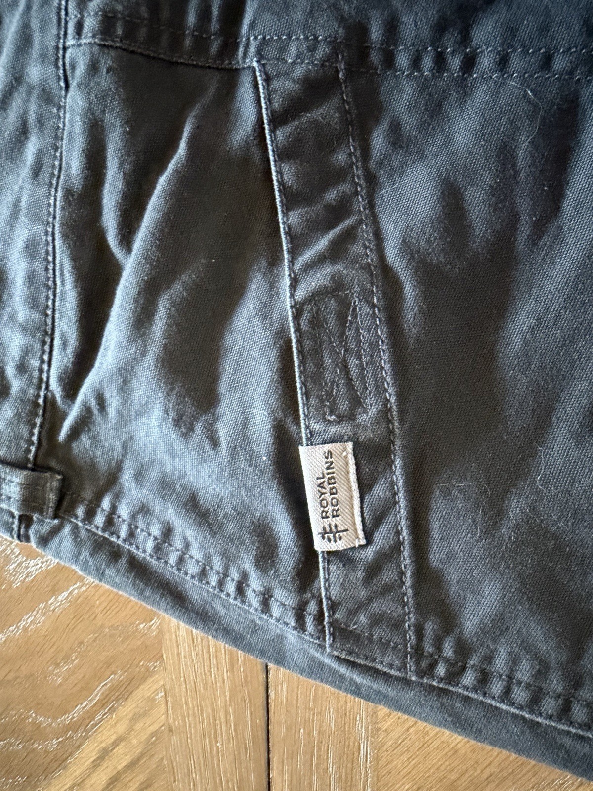 Royal Robbins Enduro Canvas Utility Cargo Pants Men’s 34 Gray Straight Leg